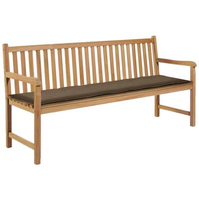 VidaXL Tuinbankkussen 180x50x4 cm oxford stof taupe