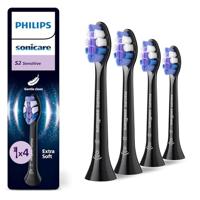 Borstel vervanger Philips HX6054/88 RECAMB. S2 SENSITIVE 4UD Zwart 4 Stuks - thumbnail