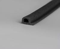 Ellen Tochtband p-profiel - zwart - 8x5mm - 7.5m - thumbnail