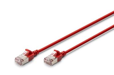 Digitus DK-1632-A-003S-R RJ45 Netwerkkabel, patchkabel CAT 6A F/FTP 0.3 m Rood Kleurcodering, Afgeschermd, Meerdradig, Met anti-kniktule 1 stuk(s) Digitus DK-1632-A-003S-R RJ45 Netwerkkabel, patchkabel CAT 6A F/FTP 0.3 m Rood Kleurcodering, Afgeschermd, Meerdradig, Met anti-kniktule 1 stuk(s)