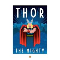 Kunstdruk Marvel - Deco Thor 60x80cm - thumbnail