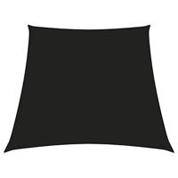 VidaXL Zonnezeil trapezium 2/4x3 m oxford stof zwart - thumbnail