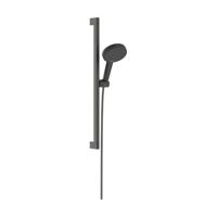 Hansgrohe Raindance alive 125 3 jet EcoSmart doucheset 65cm - Brushed Black Chrome (antraciet) 24600340 - thumbnail
