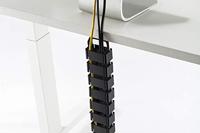 Digitus Kabelslang 1300 mm ABS kunststof, Metaal Zwart flexibel (l x b x h) 1300 x 67 x 35 mm 1 stuk(s) DA-90505 - thumbnail