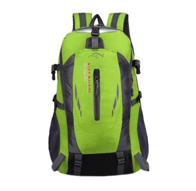 Grote capaciteit reizen alpinisme tas mannen en vrouwen outdoor sport Leisure nylon waterdichte rugzak (groen)