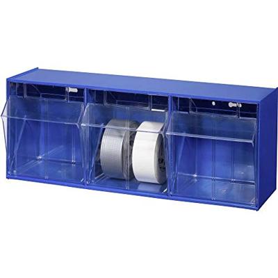 Allit 464410 Assortimentsbakken VarioPlus ProFlip 3 (b x h x d) 600 x 240 x 200 mm Blauw, Transparant 1 stuk(s)