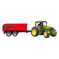 Bruder 02057 John Deere 6920 Tractor met Aanhanger 1:16 - thumbnail