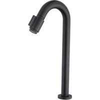 Wiesbaden Victoria XL Fonteinkraan Mat Zwart - Koudwaterkraan - Modern Design - thumbnail