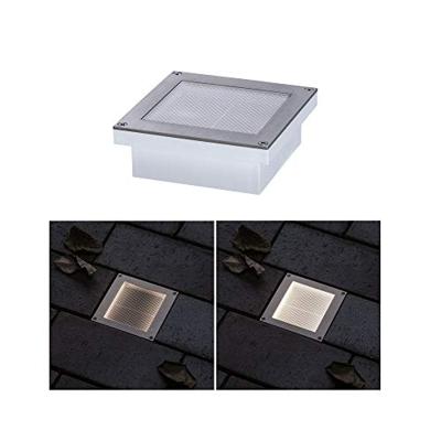 Paulmann Brick 94336 Vloerlamp (inbouw) LED vast ingebouwd LED 3 W Aluminium, Grijs