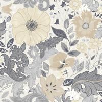 Dutch Wallcoverings Angas - Victoria White - Wit - thumbnail
