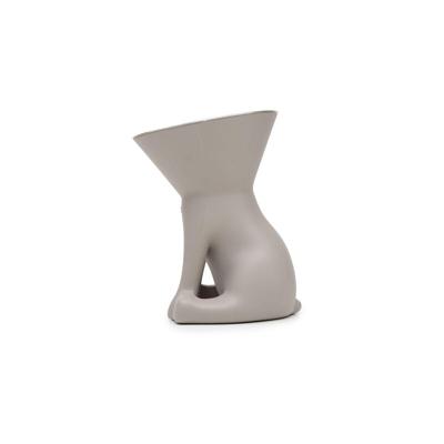 Voerbak voor honden United Pets Up Elisabeth Grijs Roestvrij staal Polyethyleen 1 L