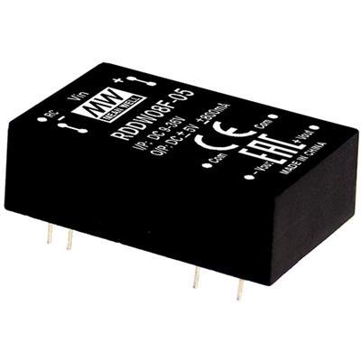 MEAN WELL RDDW08F-15 DC/DC-convertermodule 265 mA 8 W Aantal uitgangen: 2 x Inhoud 1 stuk(s)