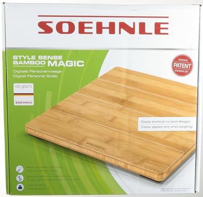 Soehnle 63880 style sense bamboo magic digitale personenweegschaal - thumbnail