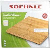 Soehnle 63880 style sense bamboo magic digitale personenweegschaal - thumbnail
