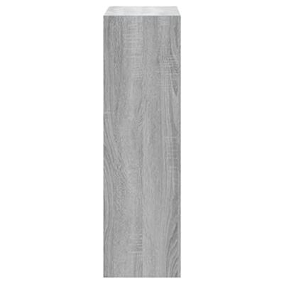 Schoenenkast 63x24x81 cm bewerkt hout grijs sonoma