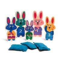 BS Toys balwerpen bunnies hout - werpspel - thumbnail