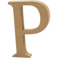 Creativ Company Letter, p, h: 8 cm, dikte 1,5 cm, 1 stuk - thumbnail