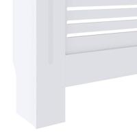 Radiatorombouw 205 cm MDF wit - thumbnail