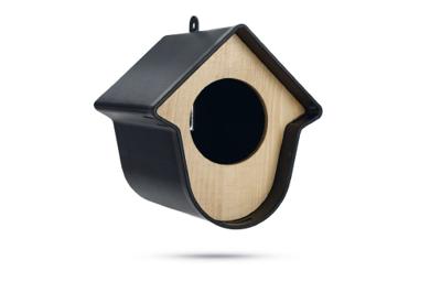 Evie - Pindakaaspothouder - Plastic - Grijs - 14X13X14 Cm Evie - Pindakaaspothouder - Plastic - Grijs - 14X13X14 Cm