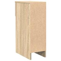 Nachtkastje met lade 20x36x60 cm sonoma eikenkleurig - thumbnail