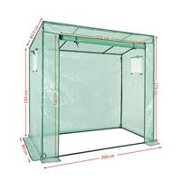 Gardebruk folie kweekkas 200x173x80cm - thumbnail