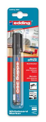 Whiteboardmarker edding 360 rond 1.5-3mm zw blist