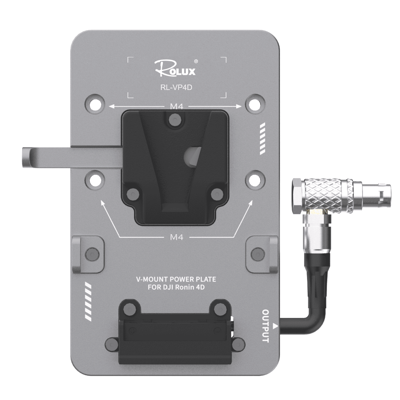 Rolux V-Mount Battery Plate RL-VP4D voor DJI Ronin 4D Rolux V-Mount Battery Plate RL-VP4D voor DJI Ronin 4D