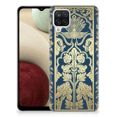 Samsung Galaxy A12 | TPU Case | Beige Flowers