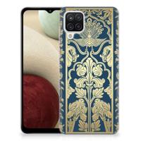 Samsung Galaxy A12 | TPU Case | Beige Flowers - thumbnail