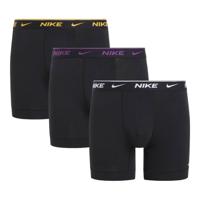 Nike Everyday Cotton Boxershort Brief 3-Pack Zwart Wit Paars Geel - thumbnail
