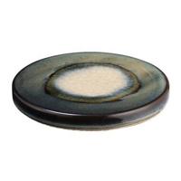 Onderzetter glazuur - blauw keramiek - Ø11 cm - Leen Bakker - thumbnail