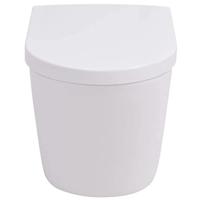 Hangend toilet keramiek wit - thumbnail