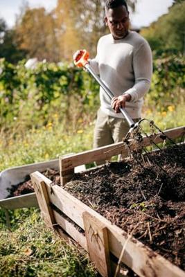 Fiskars 1070674 Compostvork Werkbreedte 22 cm D-greep - thumbnail
