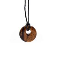 Edelsteen Donut Tijgeroog in Doosje (35 mm) - thumbnail