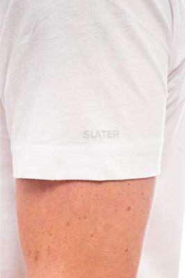 Slater Basic T-Shirt O neck White Two Pack ( art 2500)