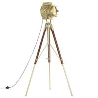 VidaXL Vloerlamp driepoot 193 cm massief mangohout - thumbnail