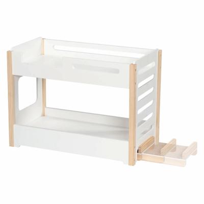 Goki houten poppenstapelbed met glijbaan