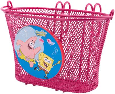 BIKE FASHION kinder fietsmand, voorop kids basket sponge bob metal
