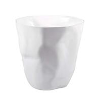 QUVIO Prullenbak gekreukt design wit - thumbnail