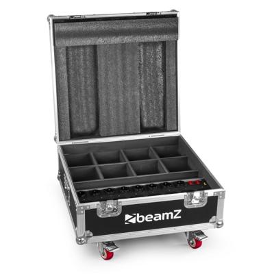 Beamz FCC10 flightcase met oplaadfunctie voor 8 BBP54 / BBP59 Uplighters