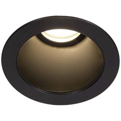 SLV Led inbouwspot Horn zwart - verdiept - 3000K 1002592