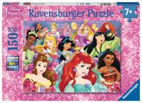 RAVENSBURGER - XXL puzzel van 150 stukjes Dromen kunnen uitkomen / Disney Prinsessen - thumbnail