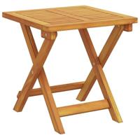 Ligbedden 2 st met tafel massief acaciahout - thumbnail