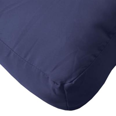 VidaXL Palletkussen 50x50x12 cm stof marineblauw - thumbnail