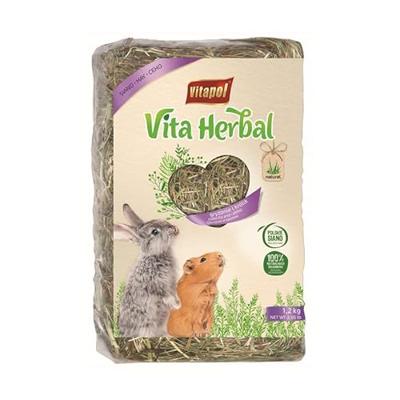 VITAPOL Vita Herbal - hooi voor knaagdieren - 1,2 kg