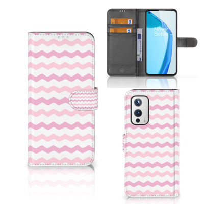 OnePlus 9 | Telefoon Hoesje | Waves Roze