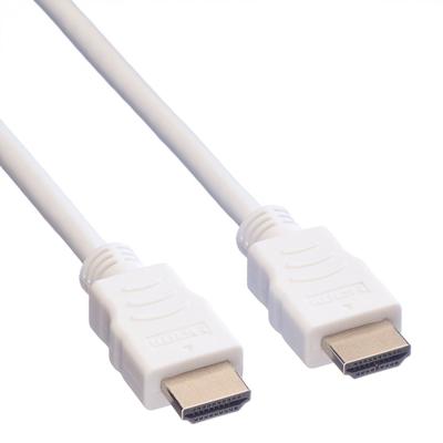 VALUE HDMI High Speed Cable met Ethernet M-M, wit, 5 m VALUE HDMI High Speed Cable met Ethernet M-M, wit, 5 m