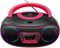 Denver TCL-212BT Radio/CD-speler VHF (FM) AUX, CD, USB, Bluetooth Sfeerverlichting Pink - thumbnail