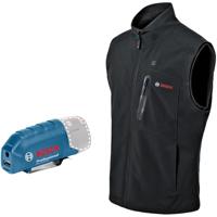 Bosch Blauw GHV 12 + 18V XA | Verwarmde bodywarmer | Maat M | Incl. accu & lader - 06188000G5 - thumbnail