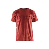 Blåkläder T-Shirt 3D 35311042 | Gebrand rood | Maat S - 7330509769645 - thumbnail